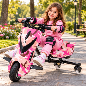 Tricicleta electrica Drift roz