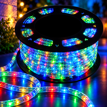 Furtun luminos multicolor 80m