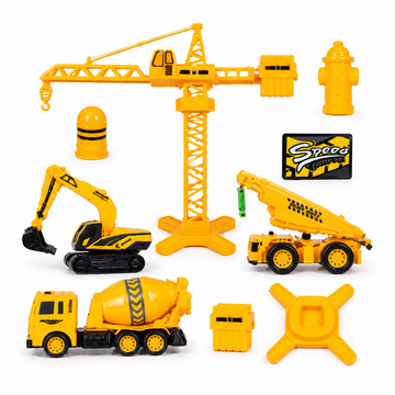 Set masinute constructii cu macara