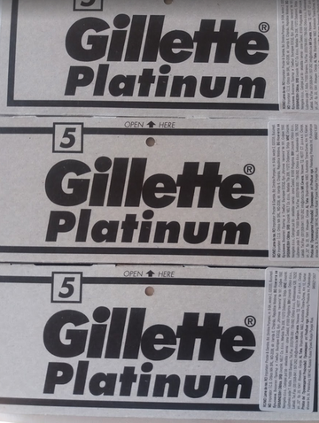 Lame de ras Gillette Platinum