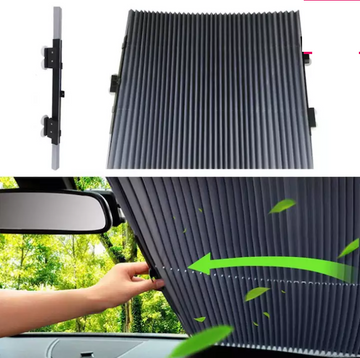 Parasolar auto retractabil 70cm