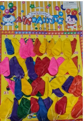 Balon in forma de inima 40/set