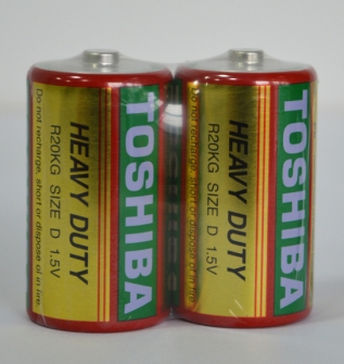 Baterii TOSHIBA R20/D ZINC SH2