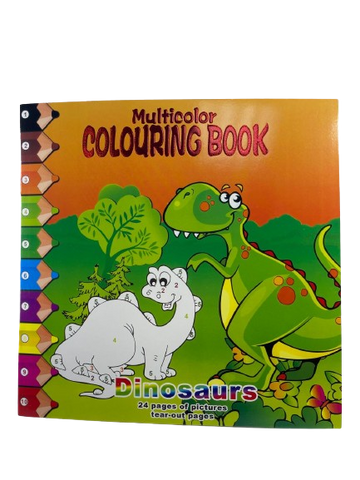 Caiet A3 de colorat dinozauri