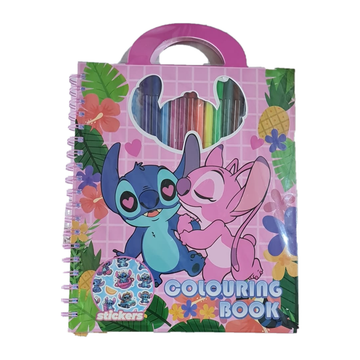 Caiet de colorat cu carioca
