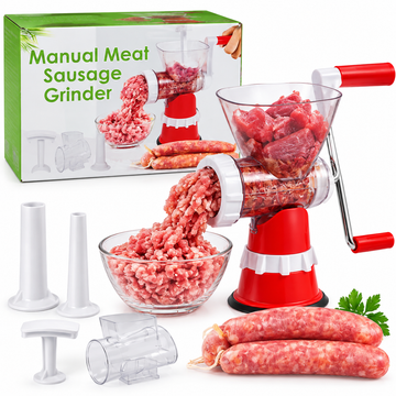 Aparat manual de tocat carne