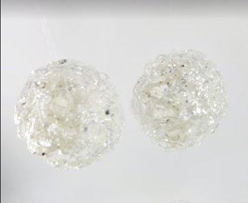 Globulet alb din silicon 8cm
