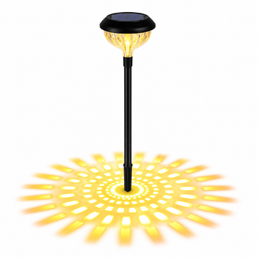 Lampa solara decorativa RGB pentru gradina