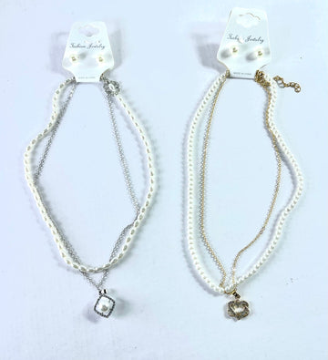 Set lantisor cu margele