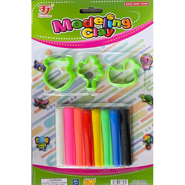 Plastilina modelin clay 12 nuante
