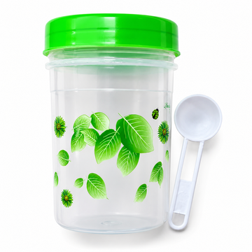 Borcan plastic cu capac