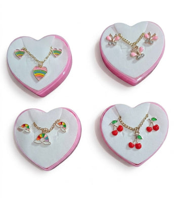 Set cercei cu lantisor