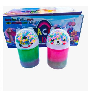Plastilina modelatoare slime cu 6 nuante