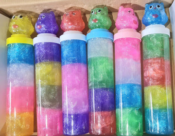Plastilina modelatoare slime cu diferite forme de fructe mare
