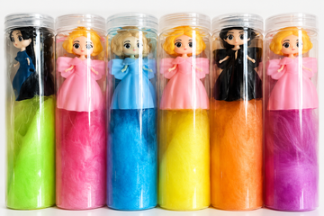 Plastilina modelatoare slime sticla cu printese