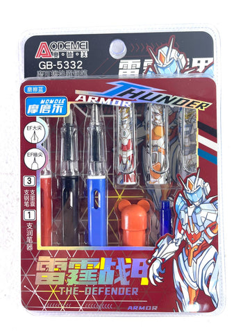 Stilou 3/set cu guma