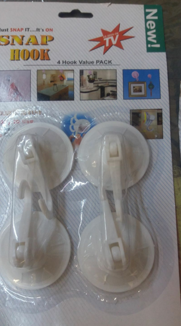 Ventuze mari din plastic 4/set
