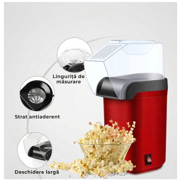 Aparat de facut popcorn cu aer cald
