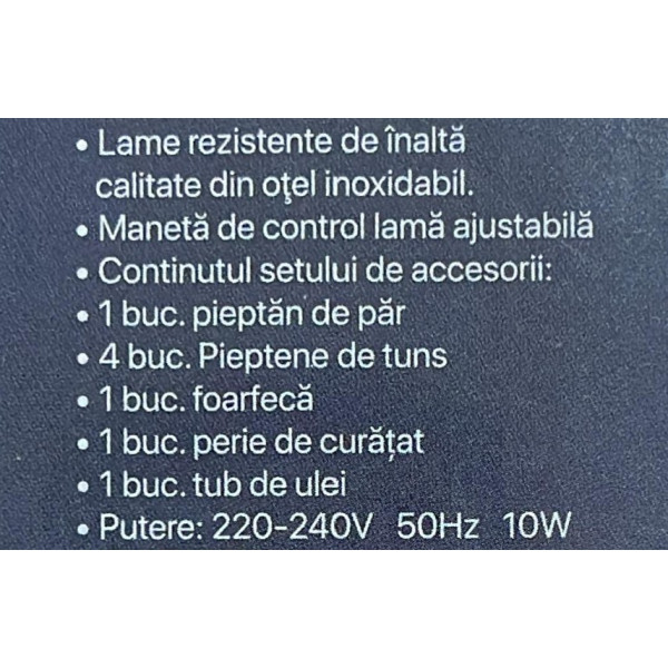 Aparat de tuns Floria
