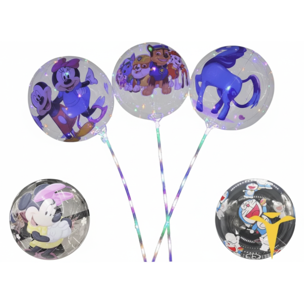 Balon cu led si personaje