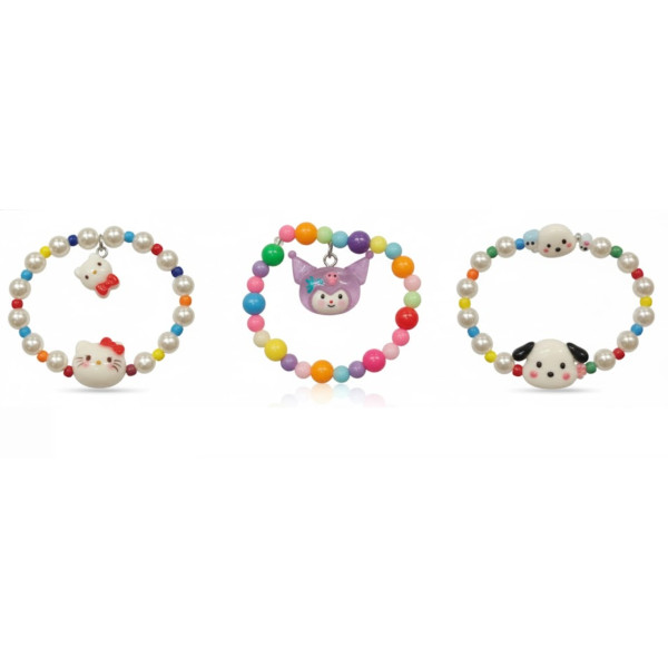 Bratara copii cu margele colorate