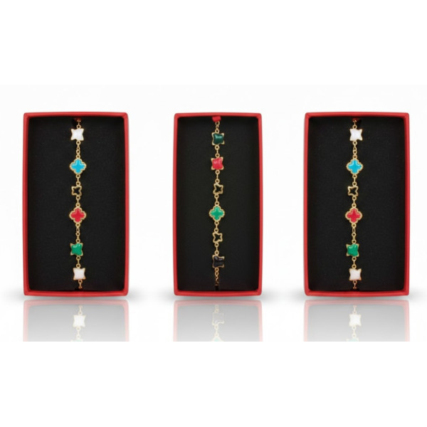 Martisor bratara metalica in cutie