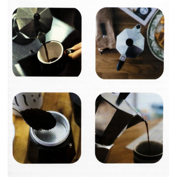 Cafetiera alumimiu 6 cesti