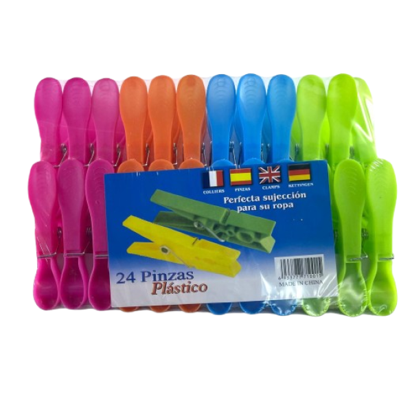 Carlige de plastic 24/set