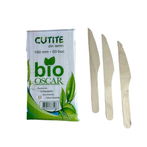 Cutite din lemn 50/set