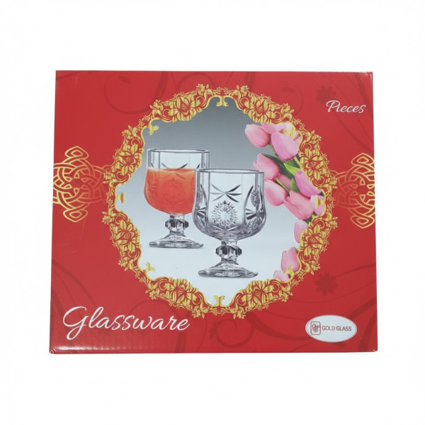 Pahare 6/set cu picior