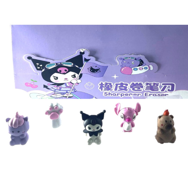 Radiera figurina cu ascutitoare