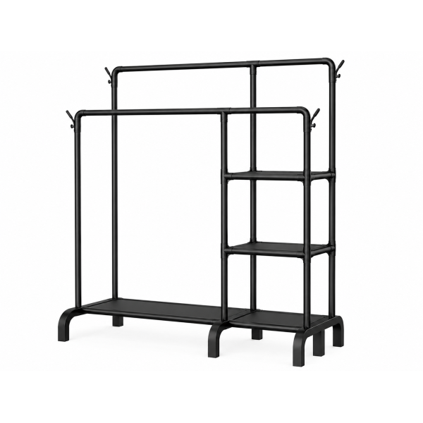 Suport haine metalic dublu 160cm