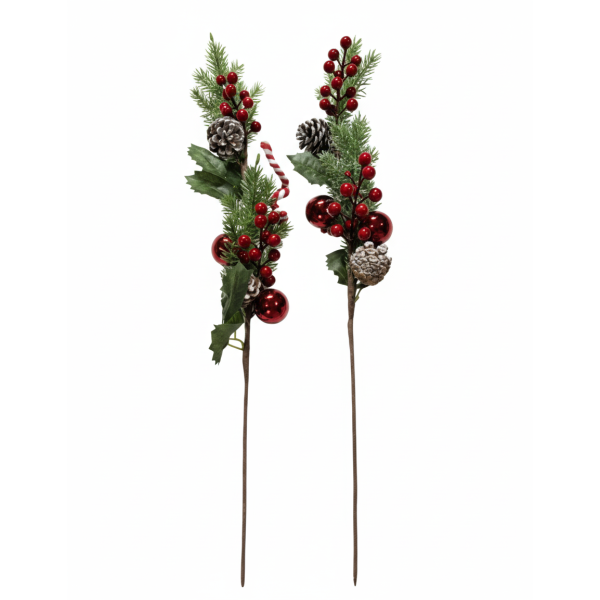 Crenguta brad cu ornamente