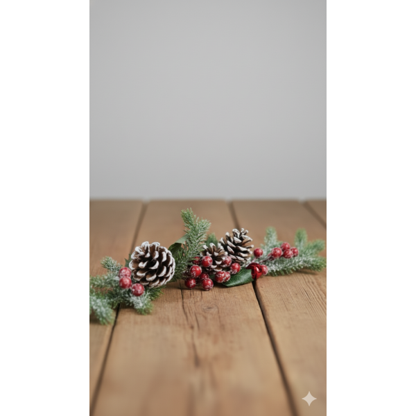 Crenguta brad cu ornamente