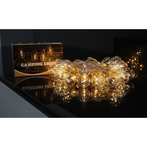 Instalatie becuri cu led 7m