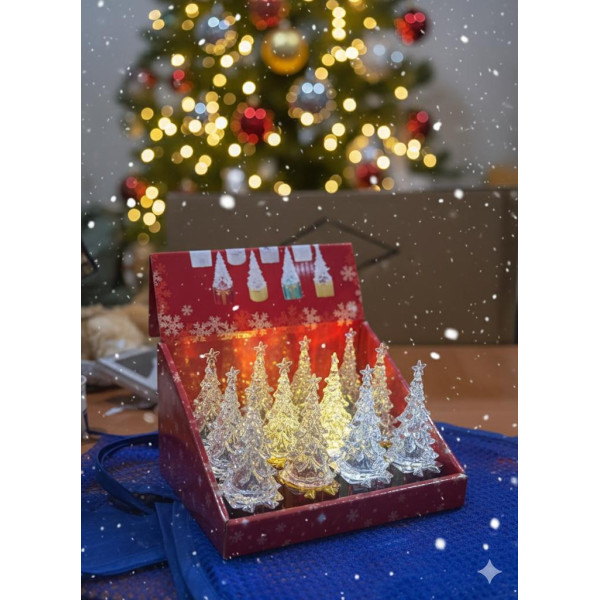 Ornament bradut cu led