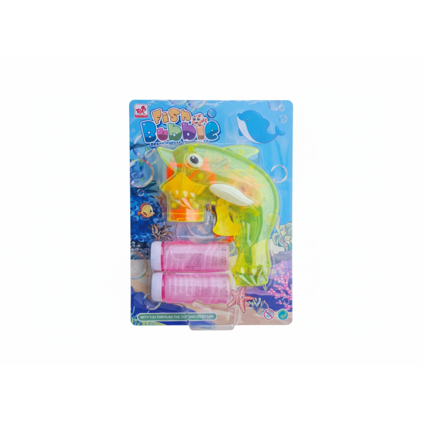 Balon sapun in forma de delfin