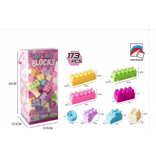 Cuburi lego mari 173 piese