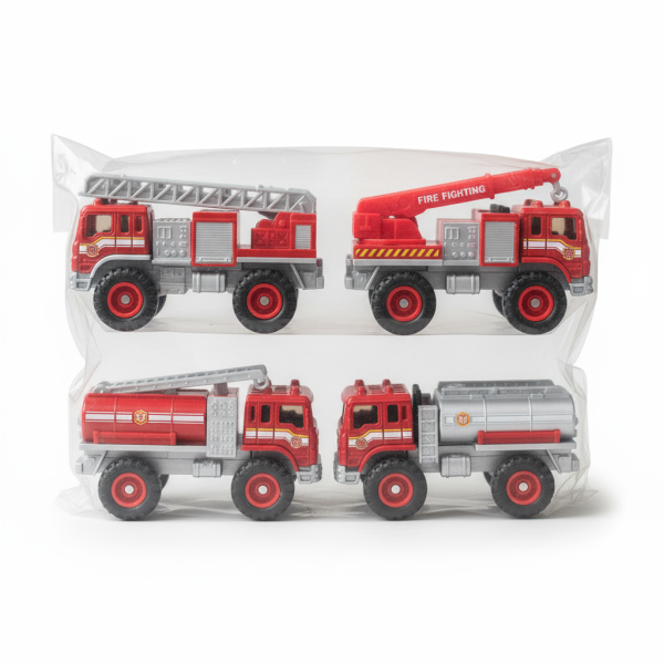 Set masinute pompieri 4/set