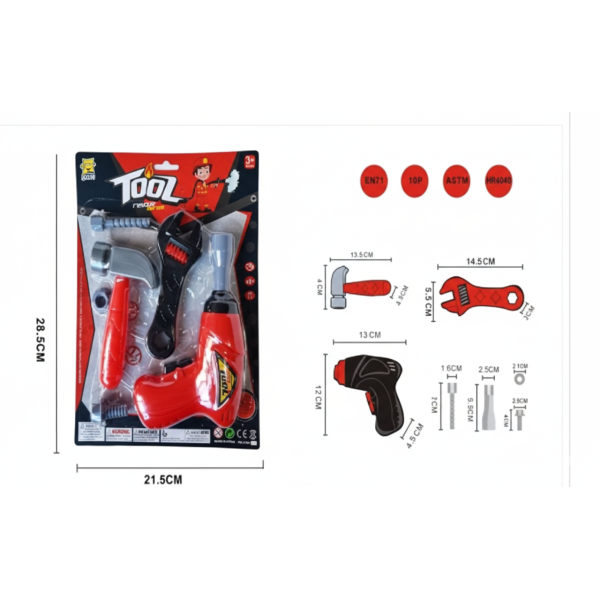 Jucarie set unelte bormasina