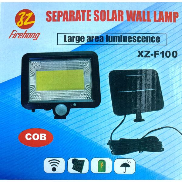 Lampa LED solar cu senzor de miscare