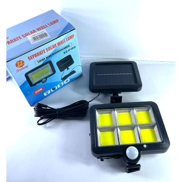 Lampa LED solar cu senzor de miscare