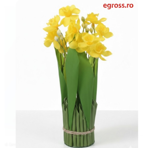 Aranjament flori buchet narcise