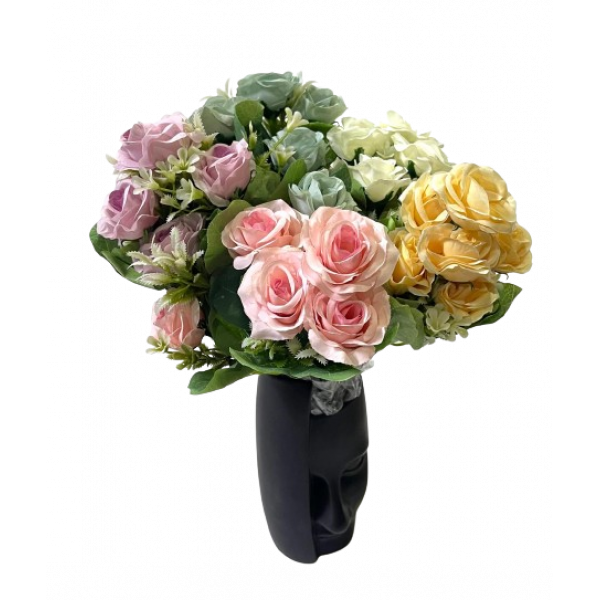 Flori artificiale buchet trandafiri