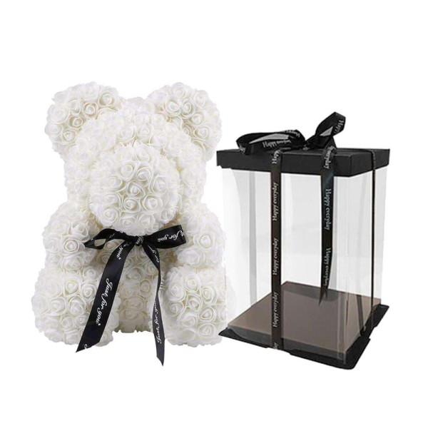 Ornament ursulet din trandafiri