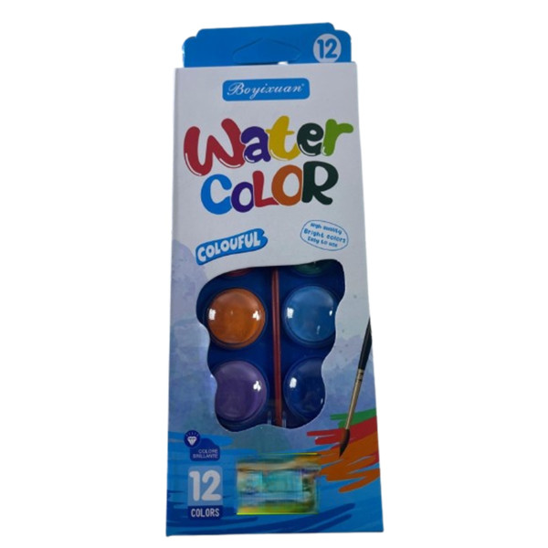 Acuarele 12 nuante 