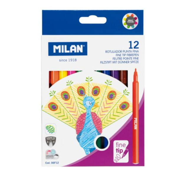 Carioca Milan 12 culori