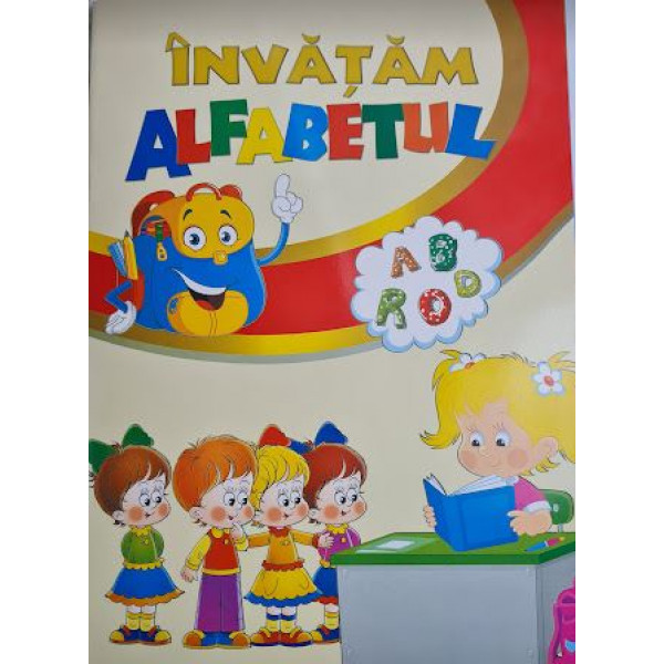 Caiet A4 de colorat Invatam alfabetul