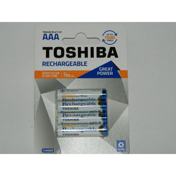 Baterii TOSHIBA ACUMULATOR AAA-LR3 750 Mah