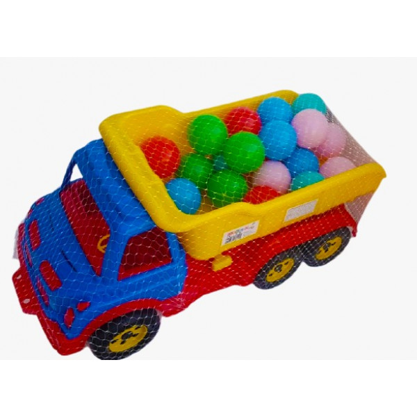 Camion mare cu mingi